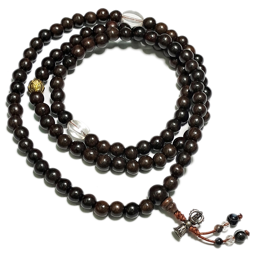 金剛鈴&黑檀108念珠8mm【十方】130449