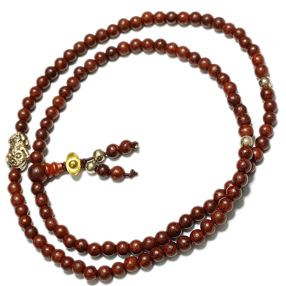 元寶+貔貅+小葉紫檀108念珠5mm【十方】134968