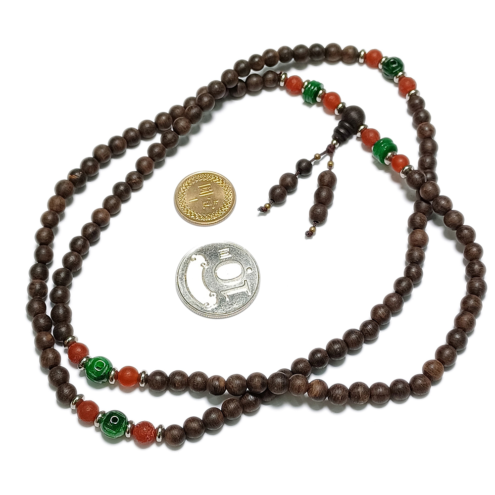 石頭沉木108念珠 6mm【十方】134974