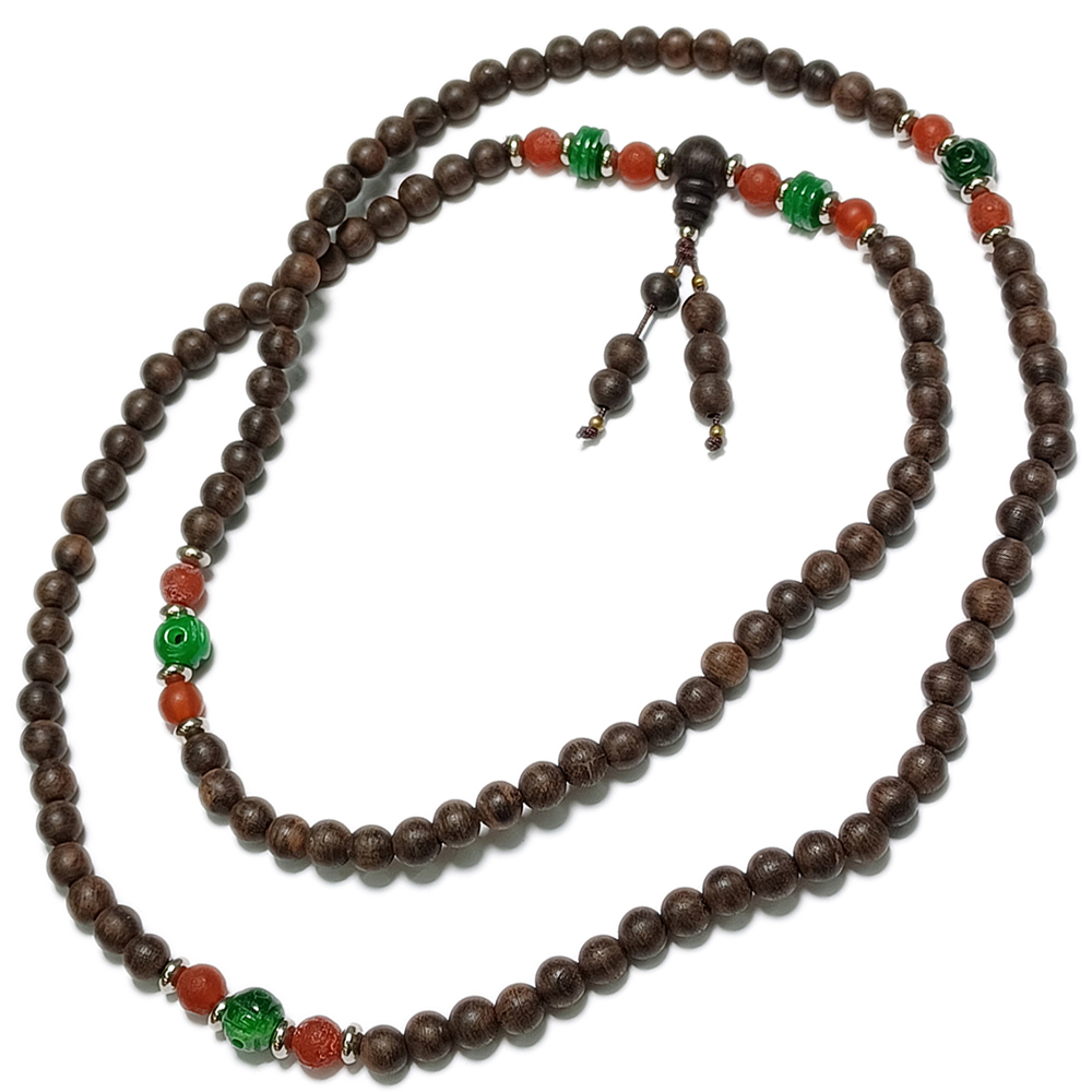 石頭沉木108念珠 6mm【十方】134974