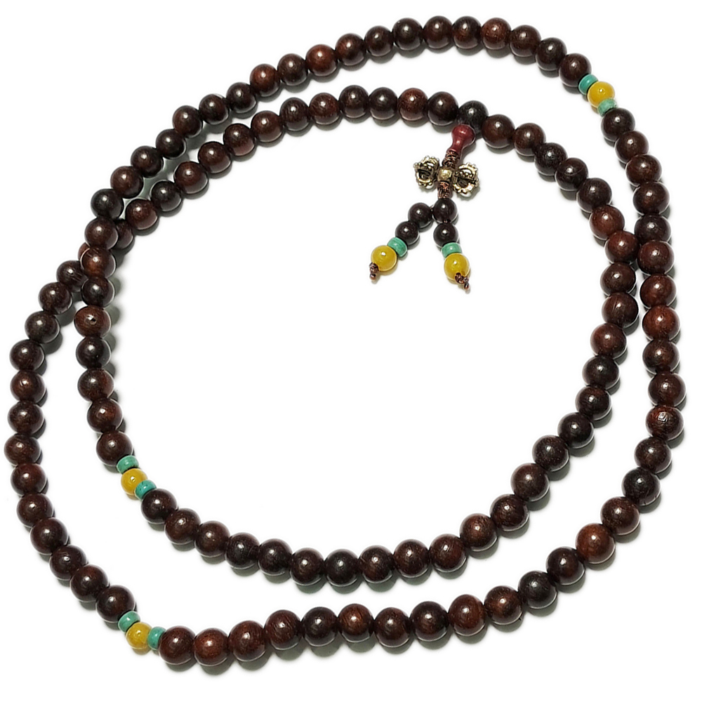 金剛杵+酸枝木108念珠8mm【十方】136438