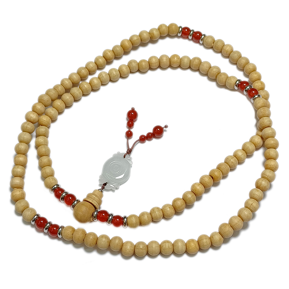 圓滿玉&六道木108念珠6mm【十方】152919