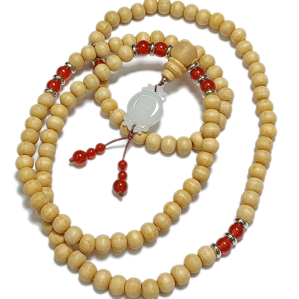 圓滿玉&六道木108念珠6mm【十方】152919