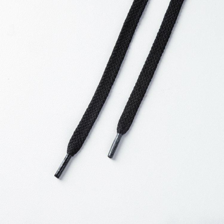 Laceraft【日本製】雙層全棉鞋帶 - Solid Black