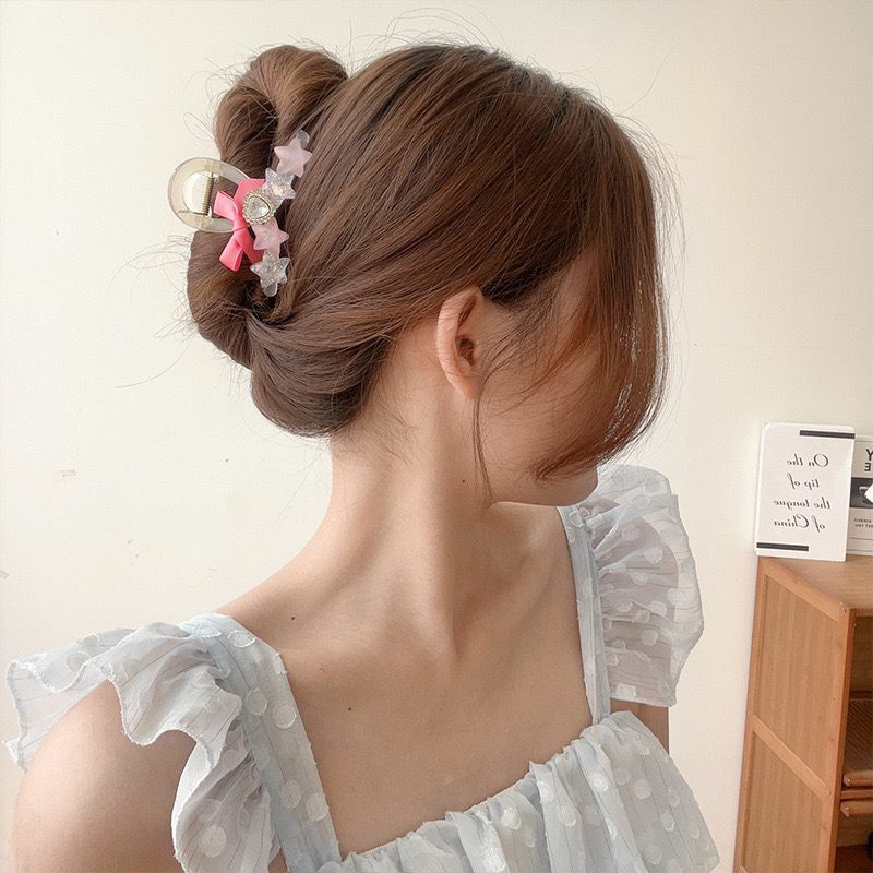 [2 FOR RM10] Korean-Style Star & Ribbon Medium Hair Claw