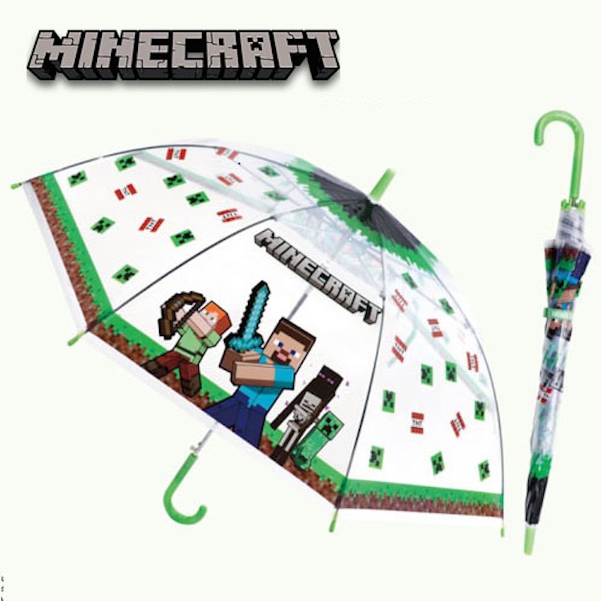 日本 Minecraft 55 CM 兒童雨傘