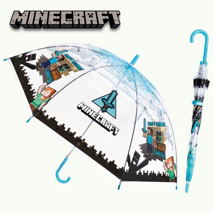 日本 Minecraft 55 CM 兒童雨傘