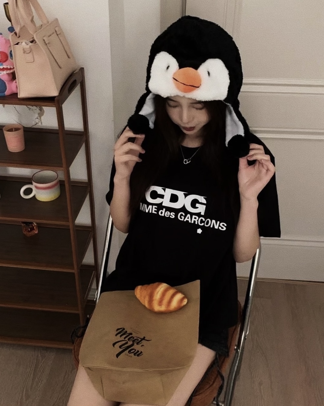 【現貨】 Comme Des Garcons CDG 川久保玲 字體 短袖 短Tee 黑 白