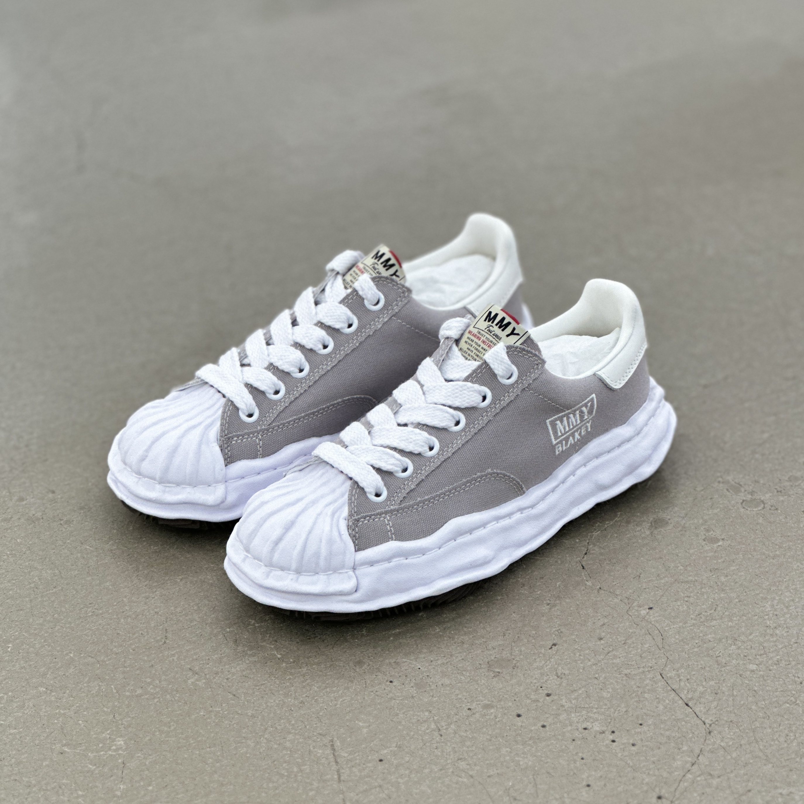 Maison Mihara Yasuhiro Blakey Canvas Low- Gray