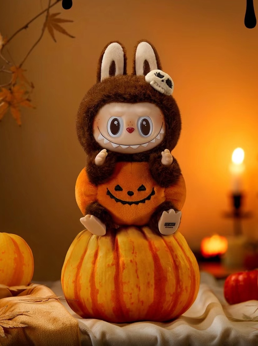 POP MART 泡泡馬特 LABUBU x 萬聖節限定南瓜吊飾