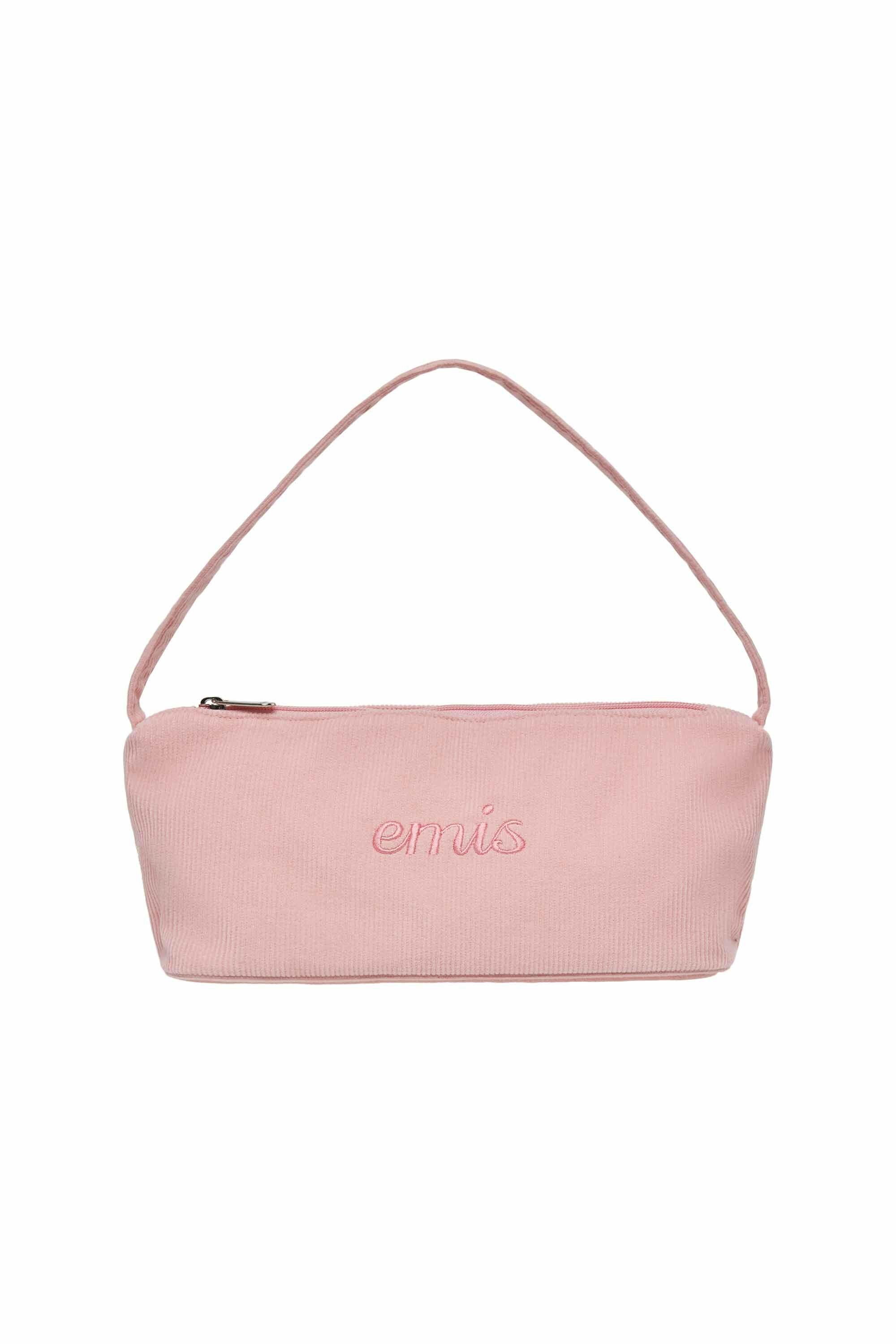 【韓国EMIS エミス】CORDUROY DAILY LONG HOBO BAG EMIS CORDUROY DAILY LONG HOBO BAG