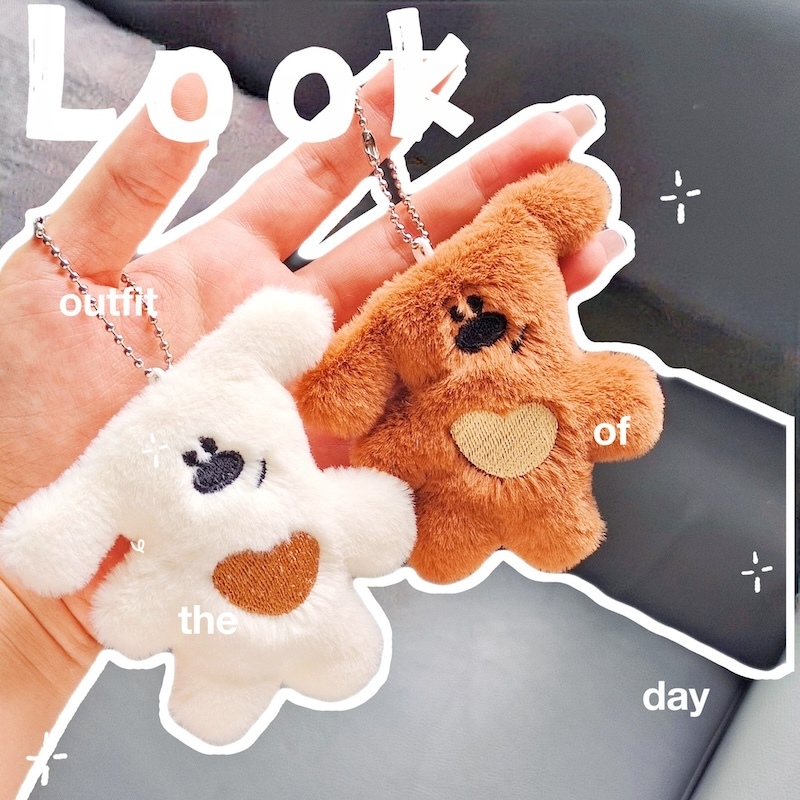 《92201》歪歪頭愛心小熊