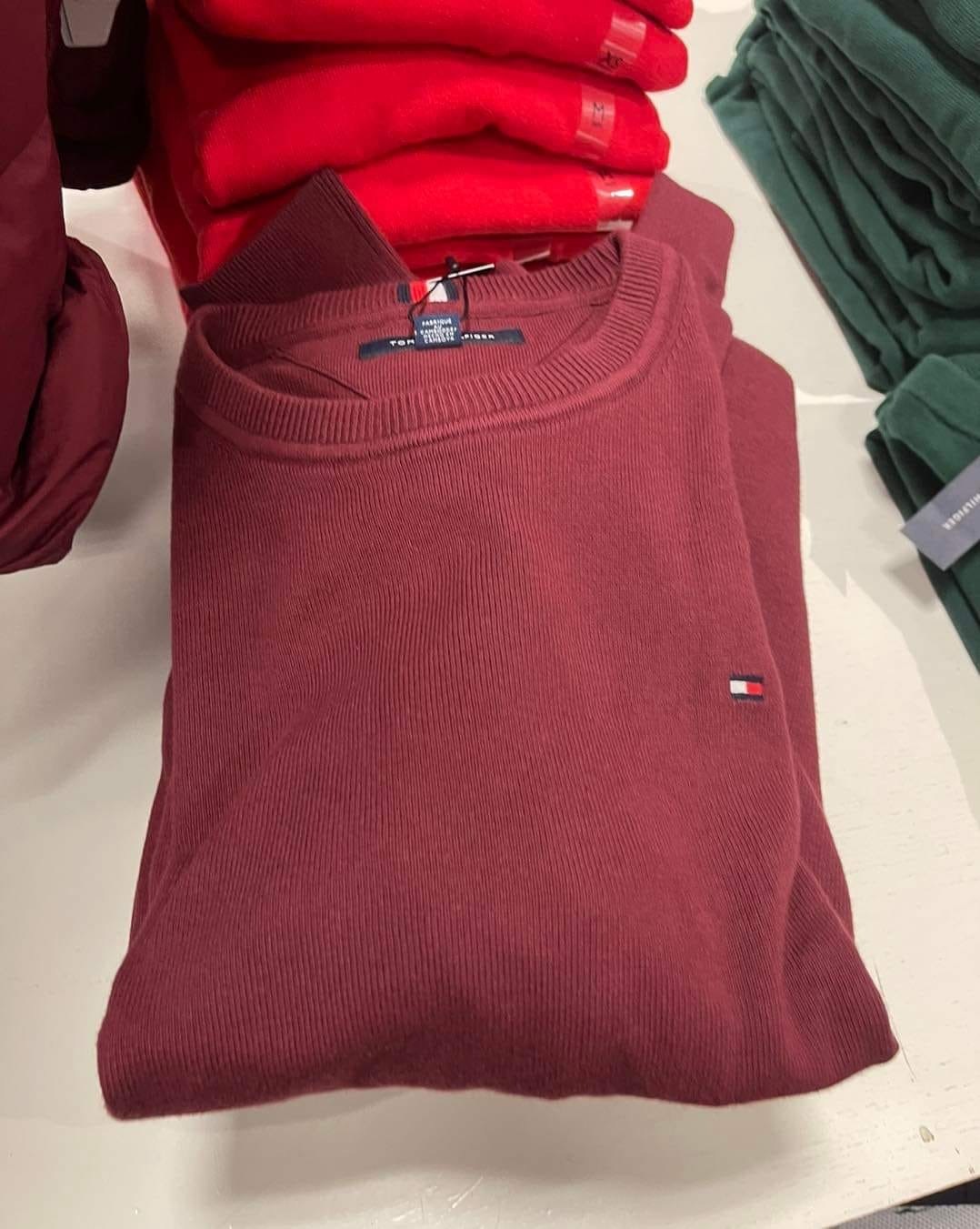 Tommy Hilfiger男裝棉質針織毛衣