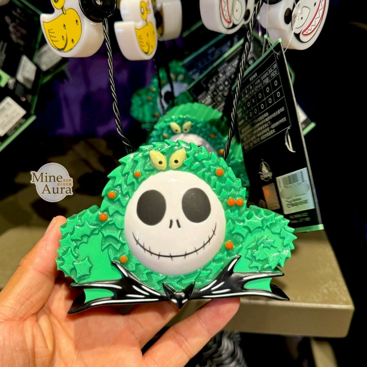 2025 萬聖節限定 傑克 Jack 造型 串燈 發光 項鍊 聖誕夜驚魂 The Nightmare Before Christmas -上海迪士尼樂園