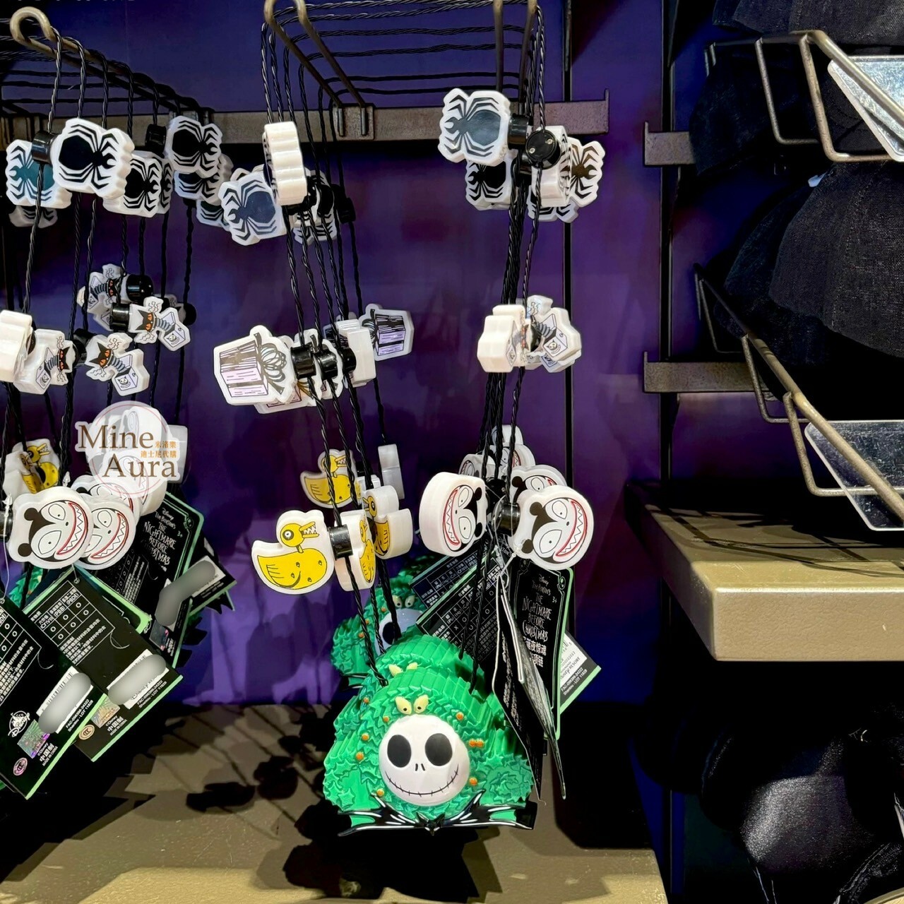 2025 萬聖節限定 傑克 Jack 造型 串燈 發光 項鍊 聖誕夜驚魂 The Nightmare Before Christmas -上海迪士尼樂園