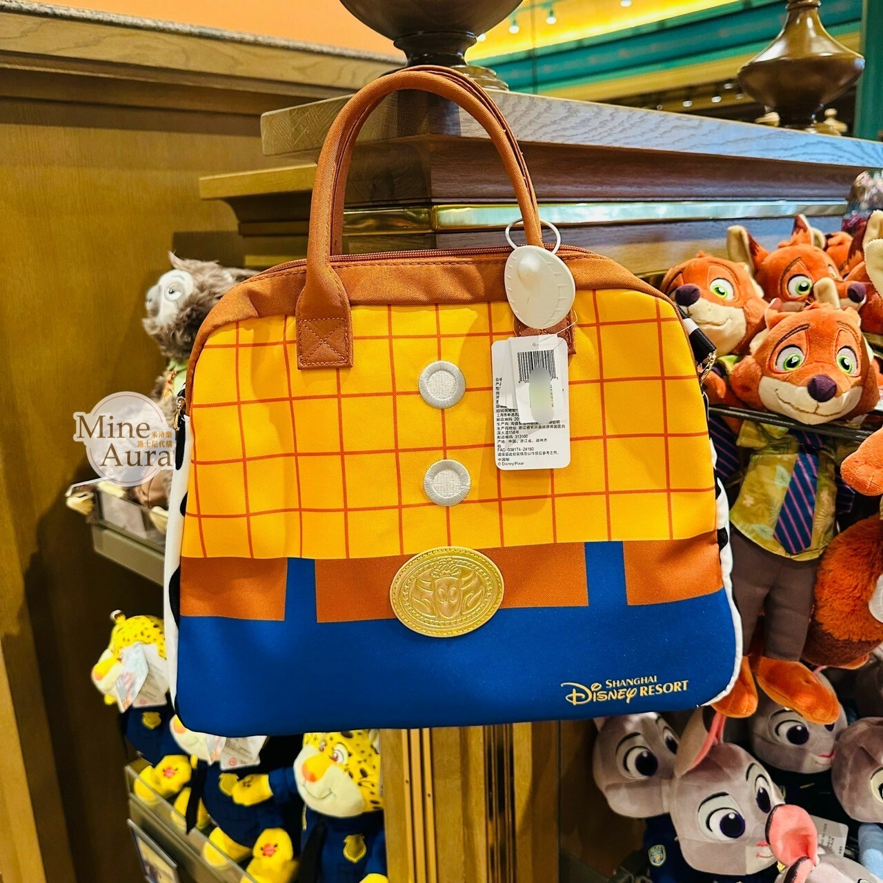 胡迪 Woody 牛仔帽 造型 手提包 托特包 玩具總動員 Toy Story -上海迪士尼樂園