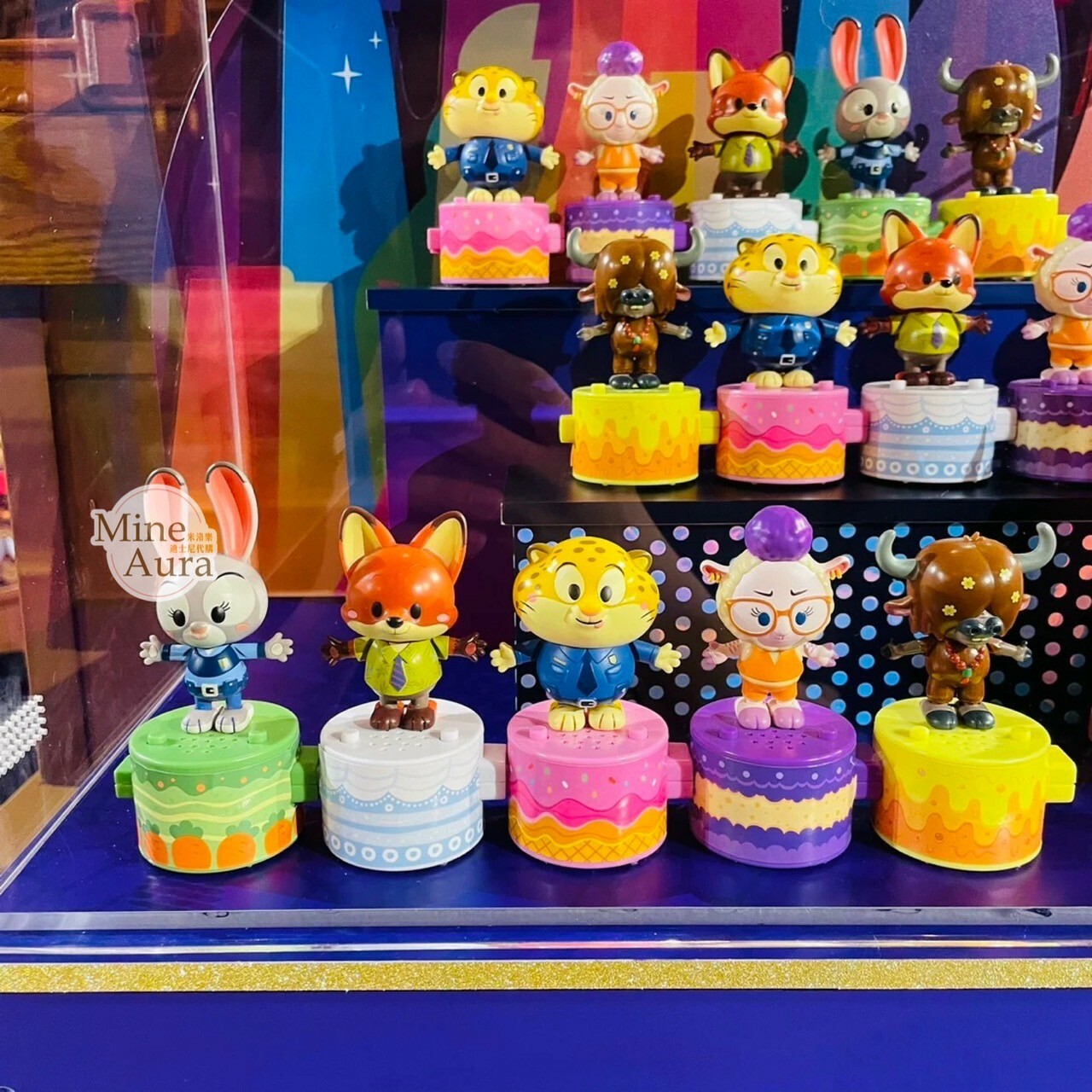 動物方城市 Zootopia Q版 迷你公仔 跳舞 擺飾品 盲選盒 盲盒 -上海迪士尼樂園