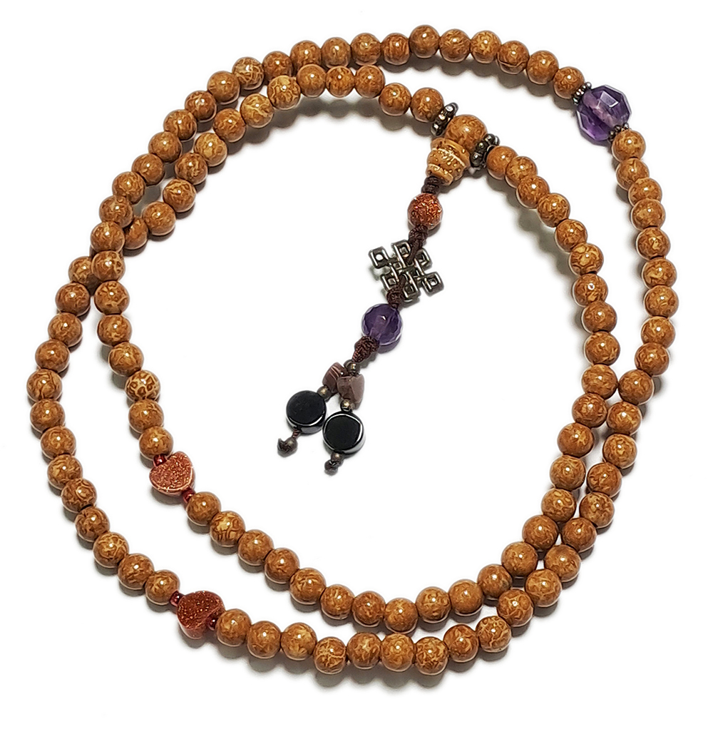 吉祥結&印度天竺108念珠5mm【十方】124624