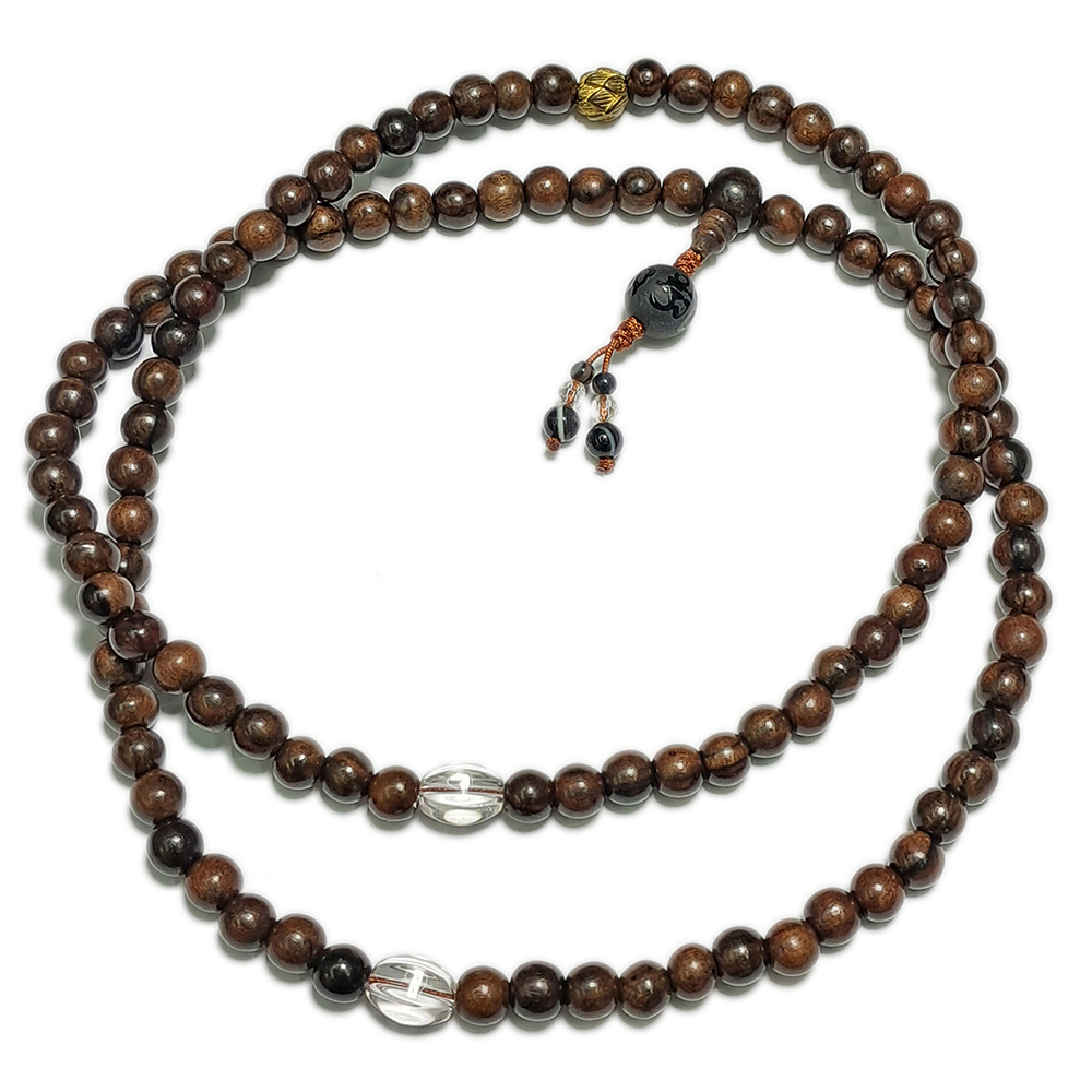 金蓮花&黑檀108念珠8mm【十方】130448