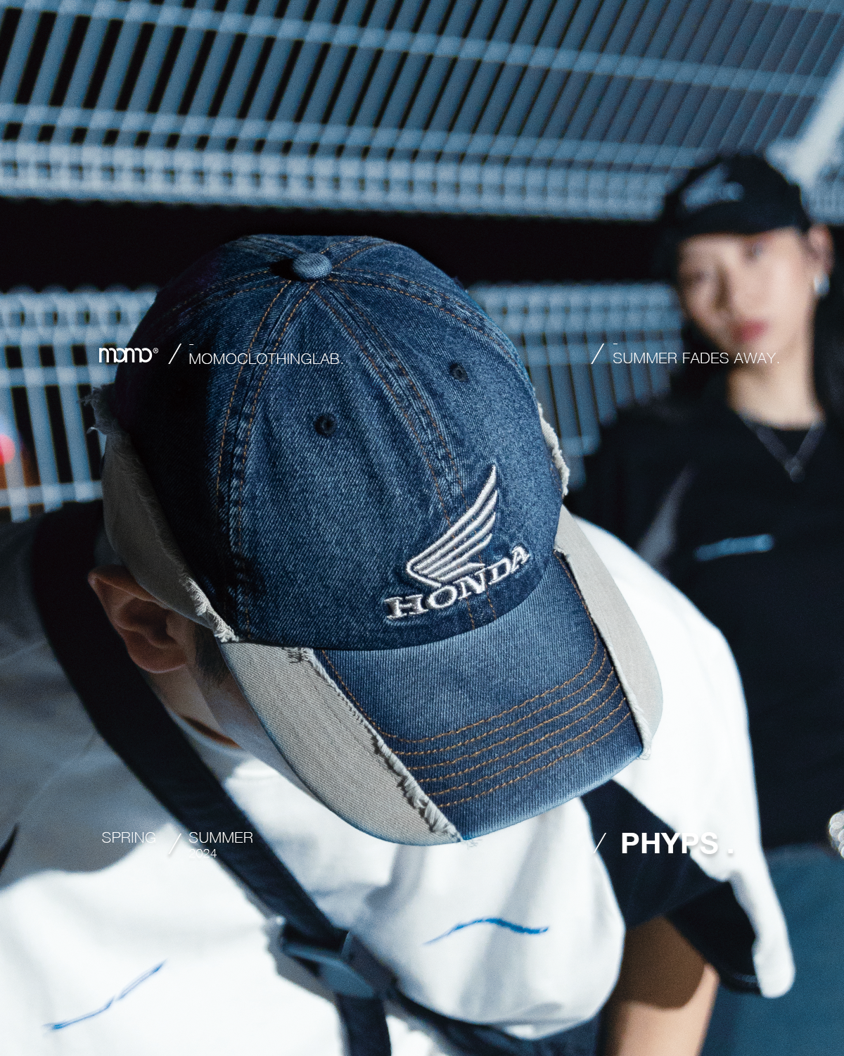 PHYPS DEPT x HONDA Vintage Cutoff Cap 破壞牛仔 老帽 2色