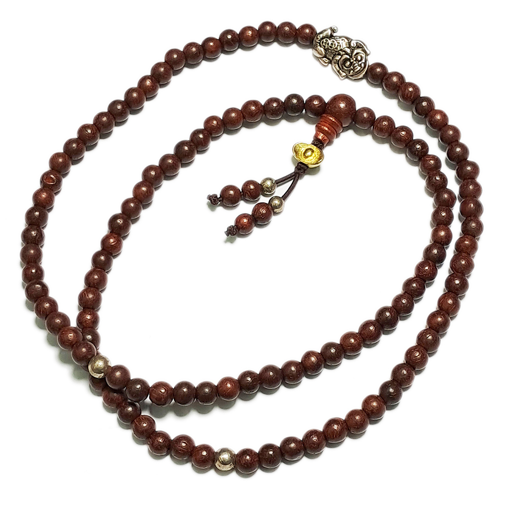 元寶+貔貅+小葉紫檀108念珠5mm【十方】134968