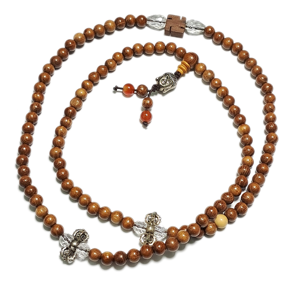 金剛杵+黃金木108念珠6mm【十方】136753