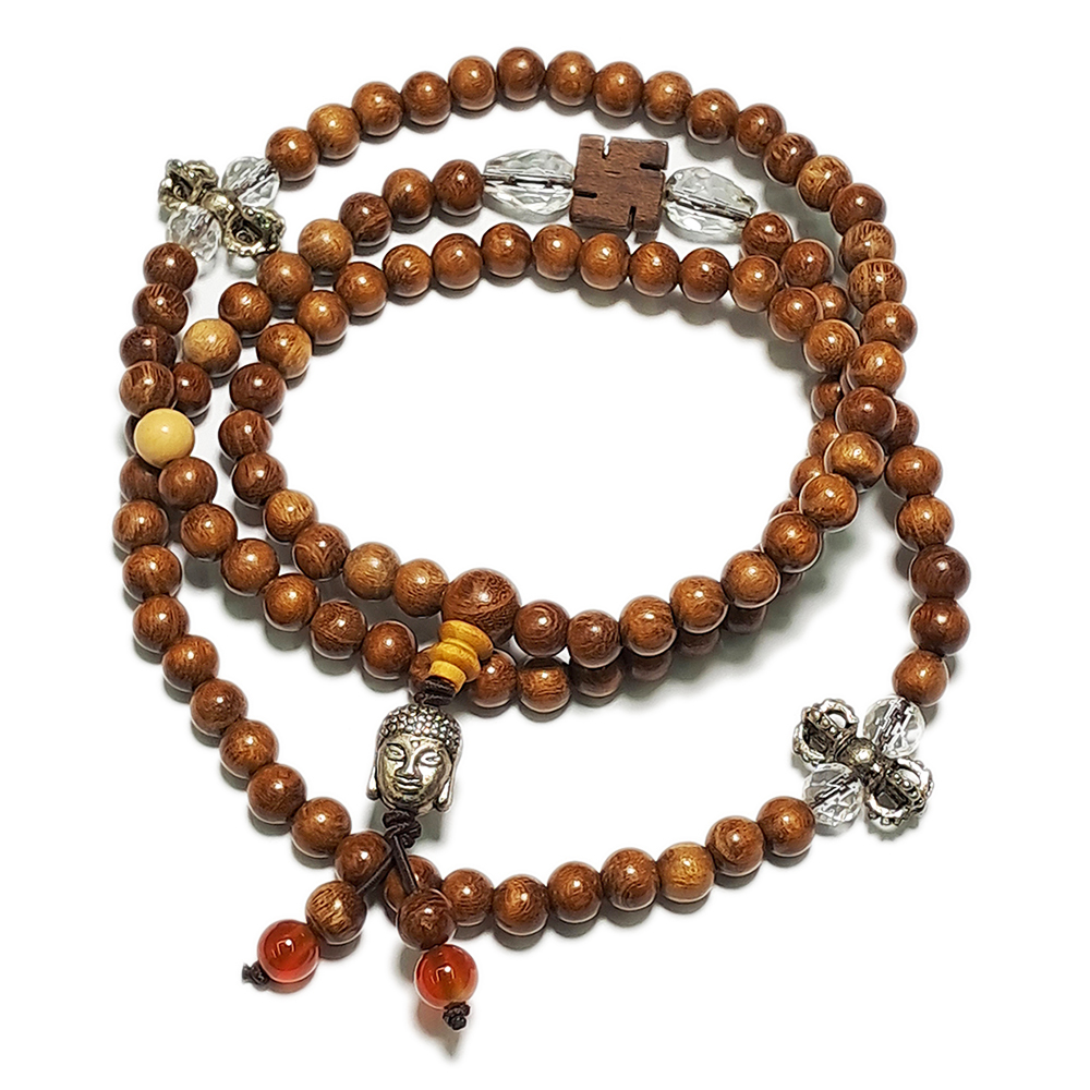 金剛杵+黃金木108念珠6mm【十方】136753