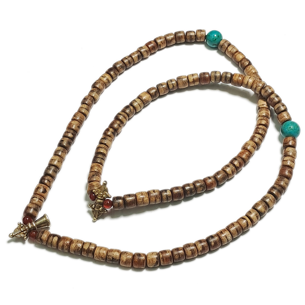 金剛鈴杵&花奇楠木108念珠6*7mm【十方】137187