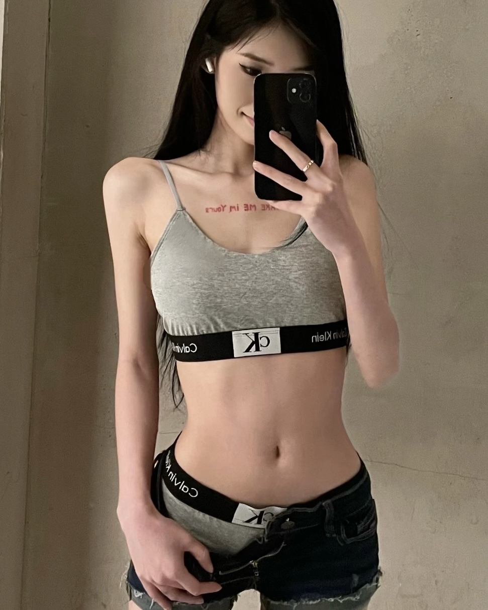 Calvin Klein CK 1996 無墊 內衣 小可愛 背心 灰 黑