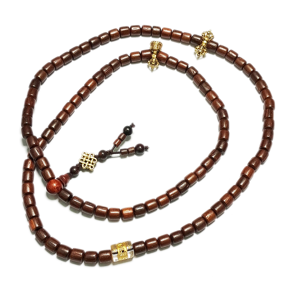 心經+大葉紫檀108念珠7mm【十方】138297