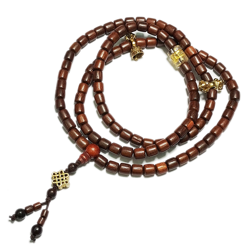 心經+大葉紫檀108念珠7mm【十方】138297