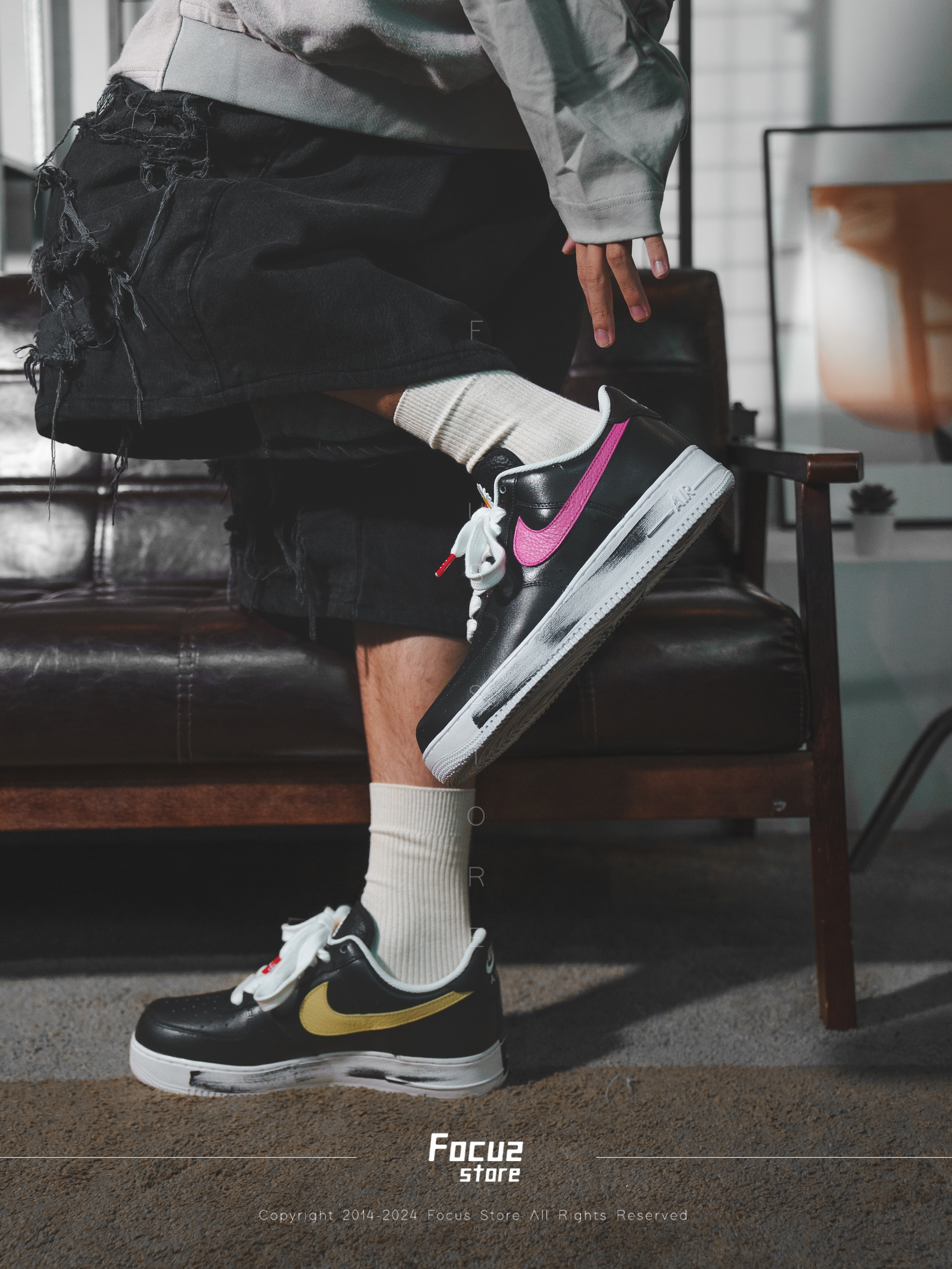 【Focus Store】預購 Peaceminusone x Nike Air Force 1'07 "Para-noise 3.0" 鴛鴦 GD聯名款 AQ3692-004