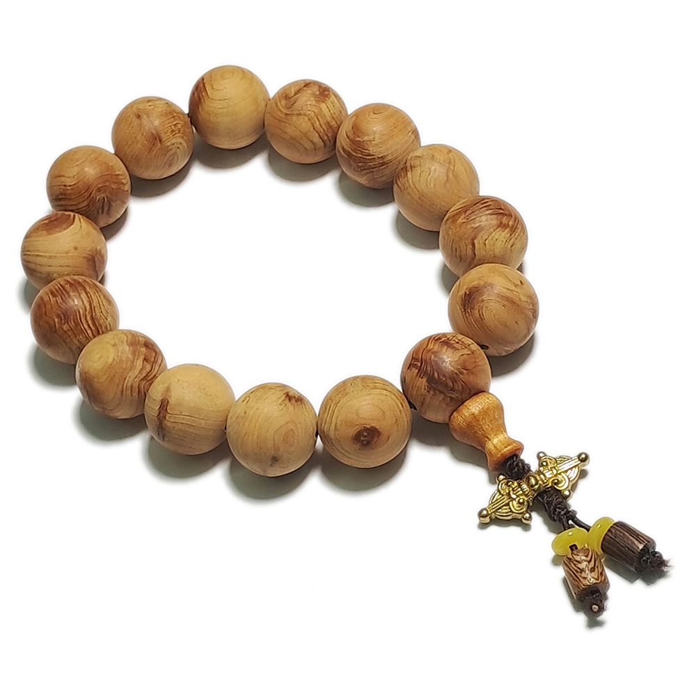 金剛杵+崖柏手珠15mm【十方】140716