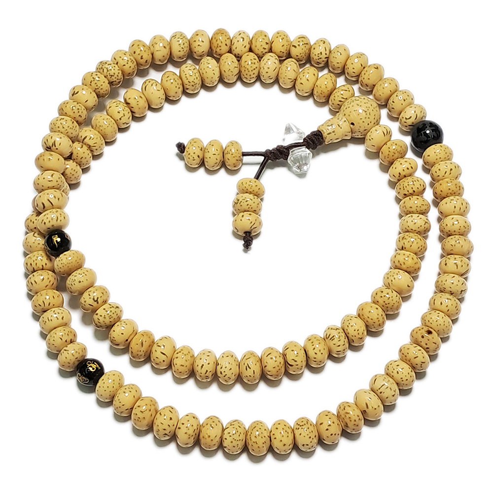 金剛杵(水晶)+星月菩提4*7mm【十方】143473