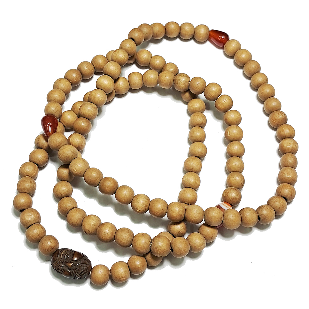 羅漢+肖楠木108念珠10mm【十方】146145