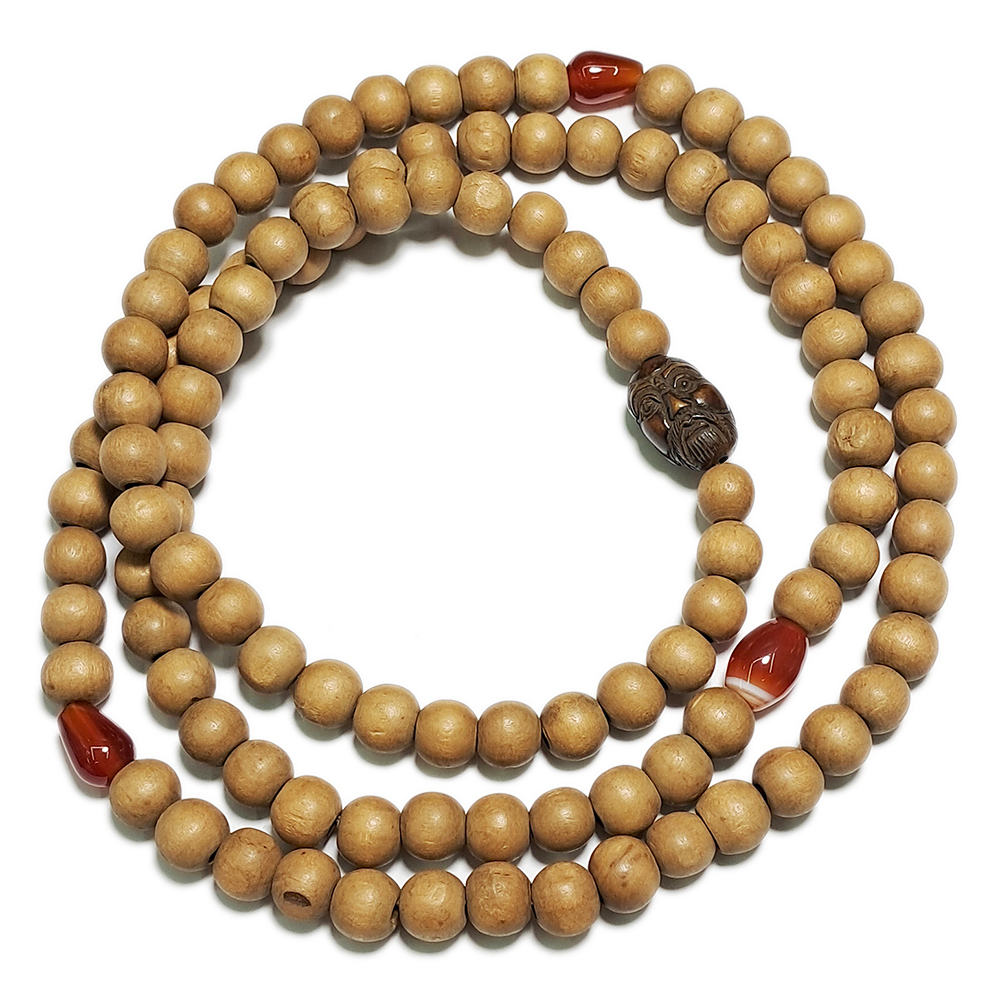 羅漢+肖楠木108念珠10mm【十方】146145