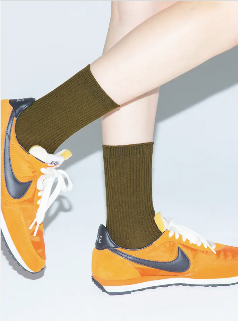 [現貨優惠] 靴下屋【靴下屋40周年記念】復刻色2×2羅紋襪 05奶油色