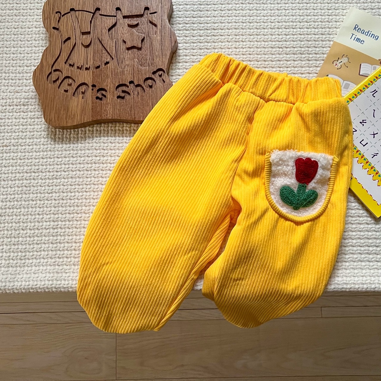 【限量】鬱金香口袋-秋冬加絨長褲(80-130)