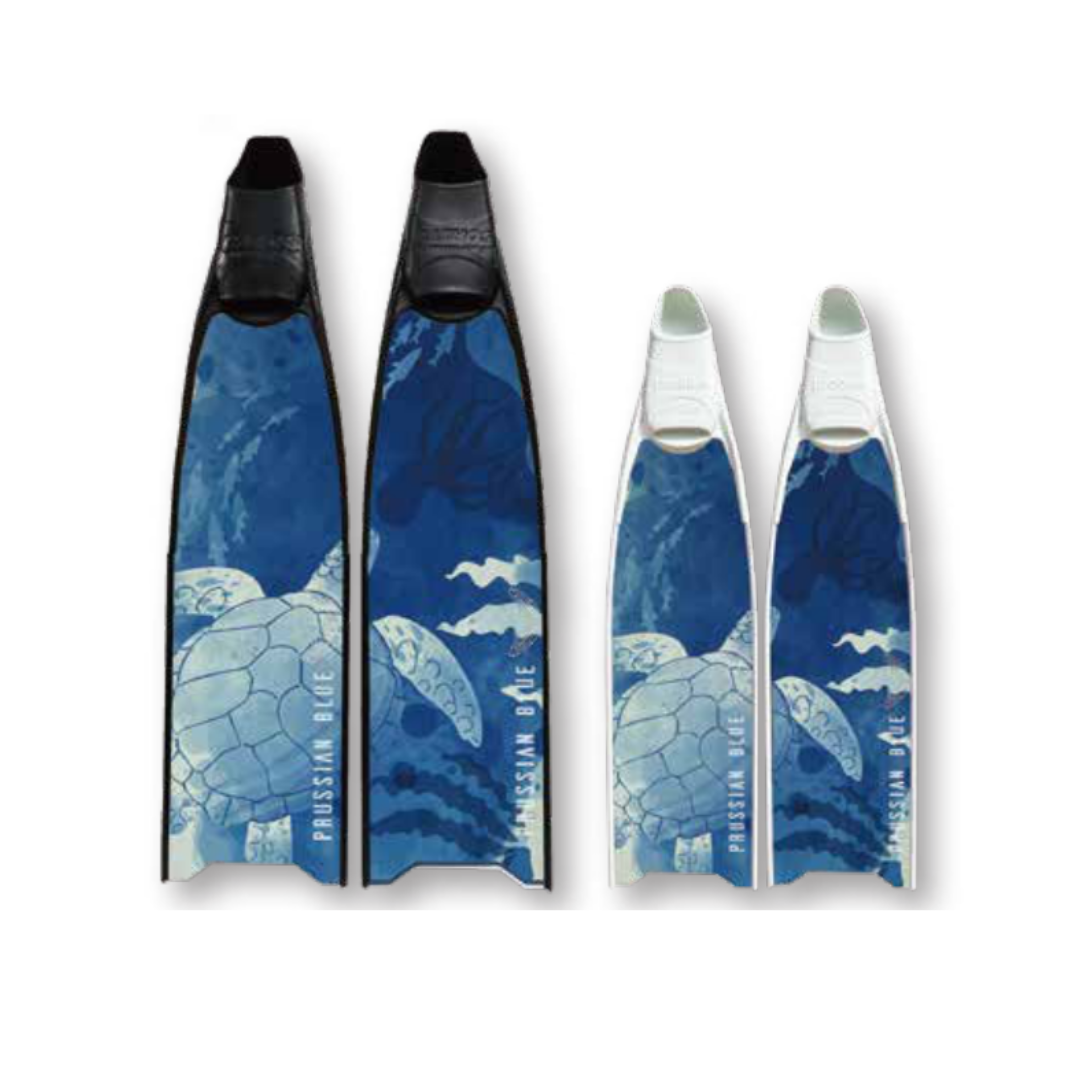 ▲2024 普魯士藍 碳纖維蛙鞋 海洋翱翔