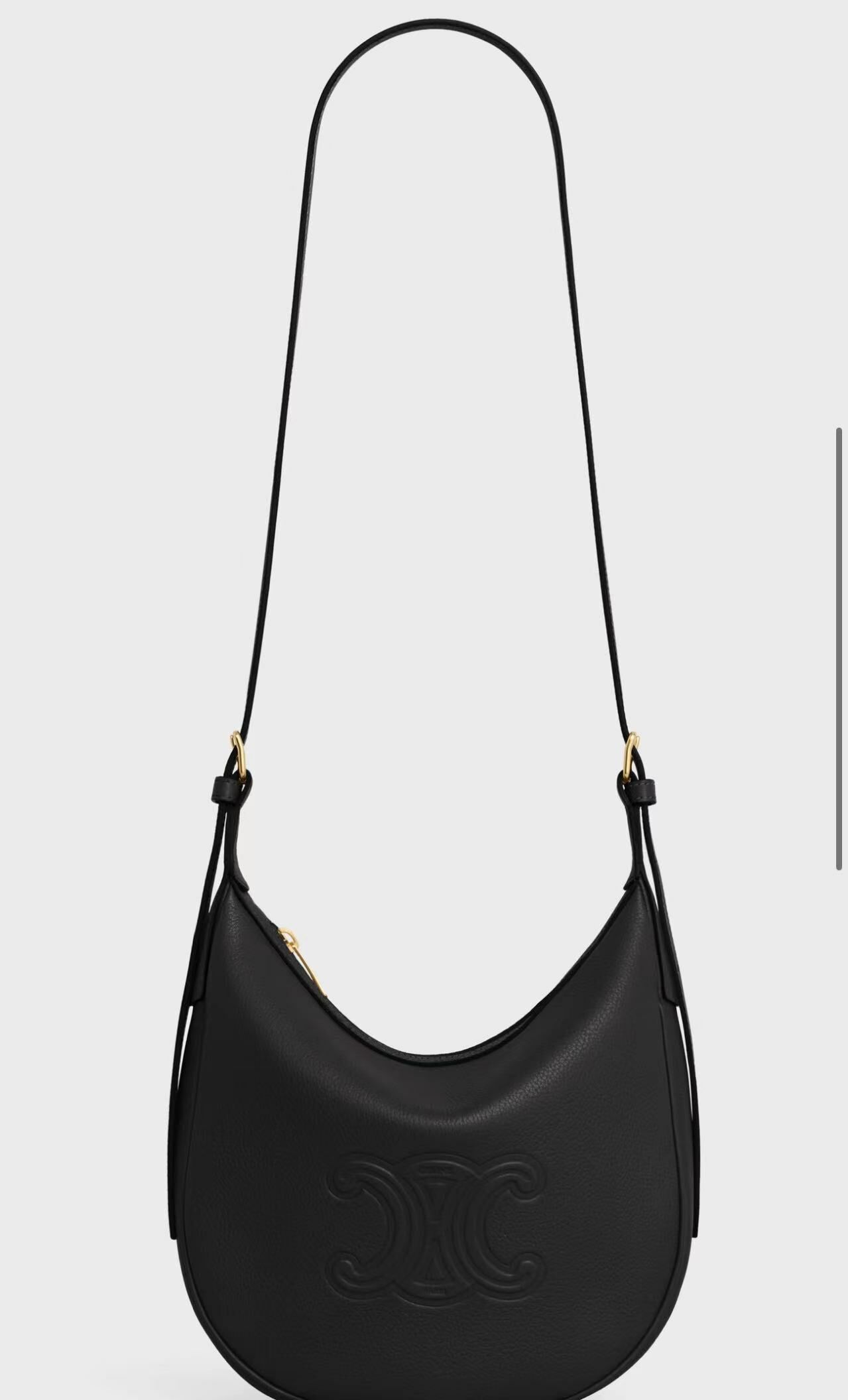 CELINE HELOÏSE TRIOMPHE柔軟牛皮革小號手袋 -T