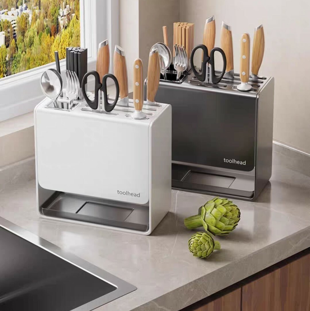 多功能廚房刀筷收納架