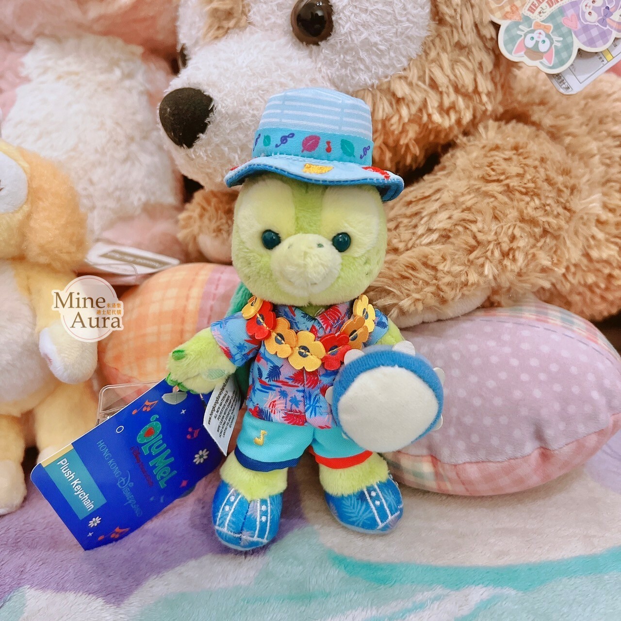 (現貨) 2024 夏日限定 奧樂米拉 海龜 OluMel 鑰匙圈 吊飾 -香港迪士尼樂園