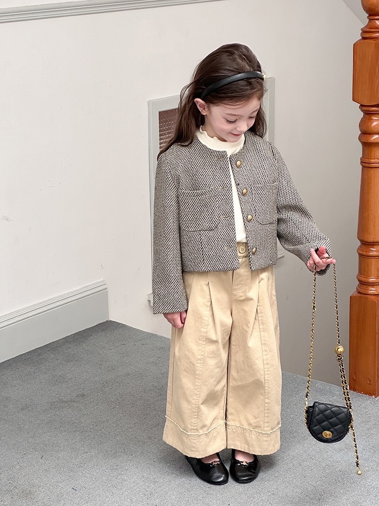 氣質單排金扣外套