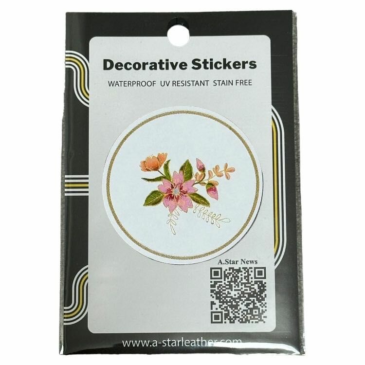 皮革裝飾標貼 - 刺繡效果