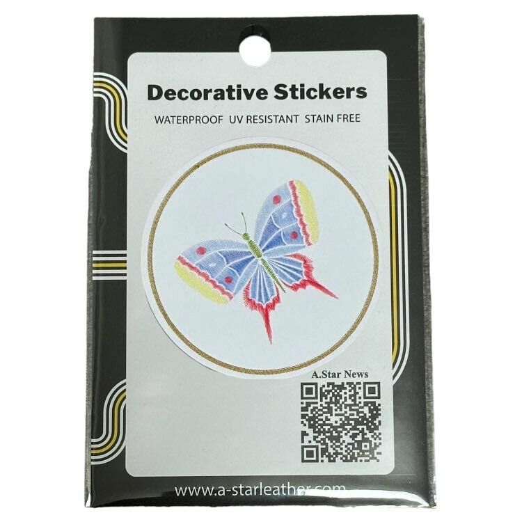 皮革裝飾標貼 - 刺繡效果