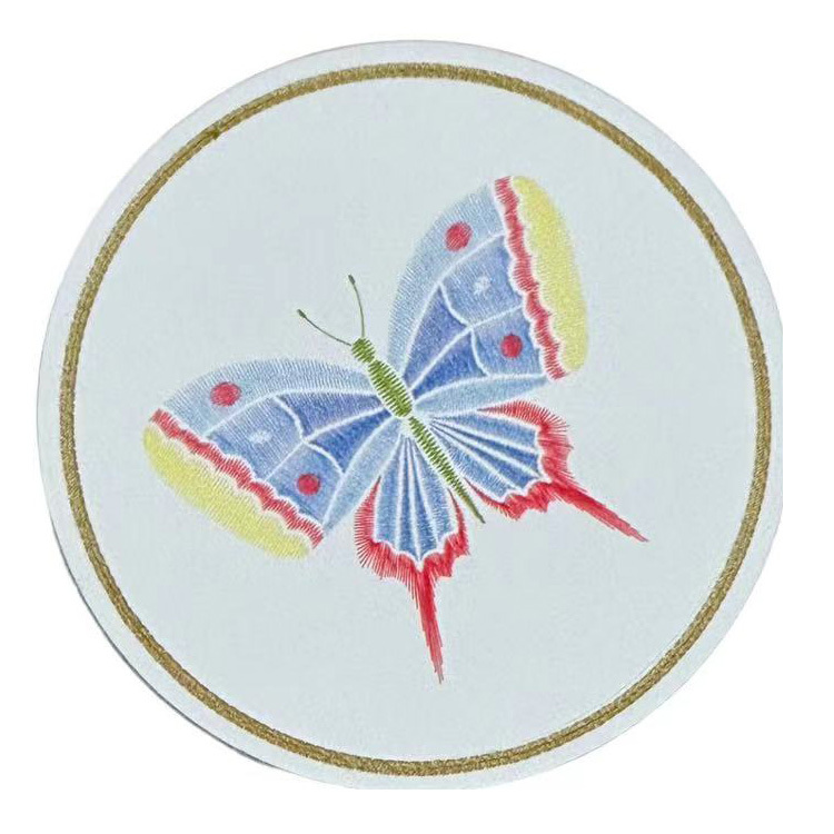 皮革裝飾標貼 - 刺繡效果