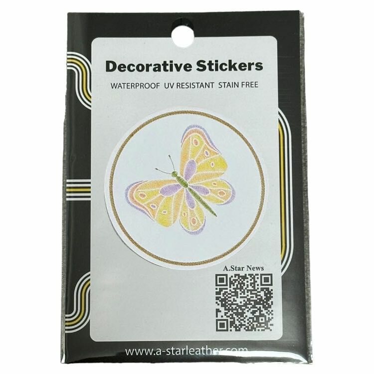 皮革裝飾標貼 - 刺繡效果