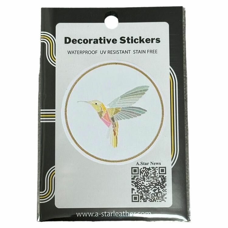 皮革裝飾標貼 - 刺繡效果