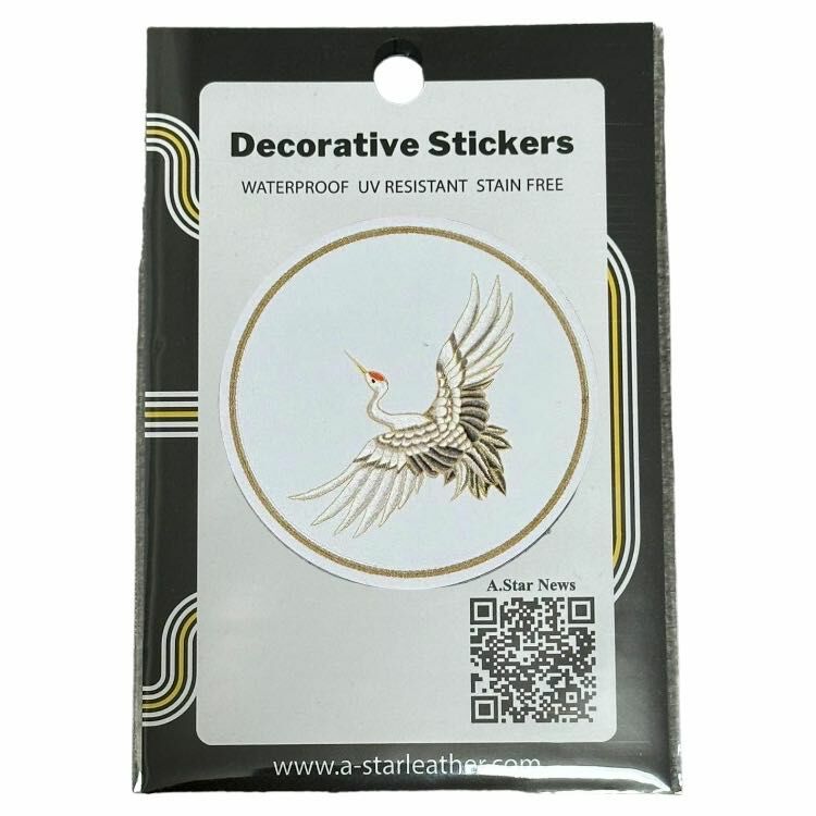 皮革裝飾標貼 - 刺繡效果