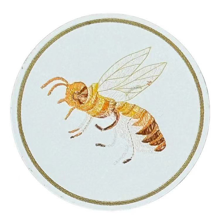 皮革裝飾標貼 - 刺繡效果